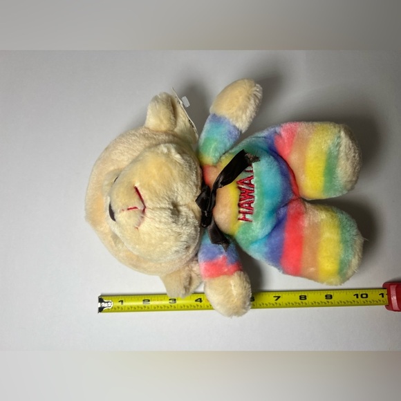 Victor Trading Co Rainbow Hawaii Monkey Plush Stuffed Animal VTG Tags Pride - Picture 5 of 11